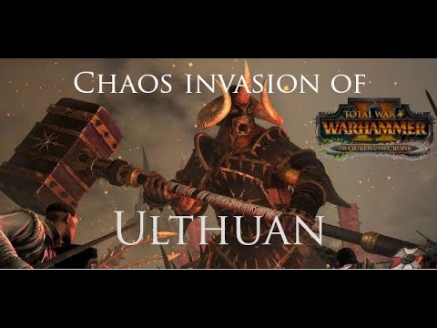 CHAOS INVASION OF ULTHUAN CINEMATIC BATTLE | Warhammer 2 Battle Replay
