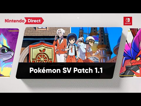 Pokemon Scarlet and Violet First BIG Patch