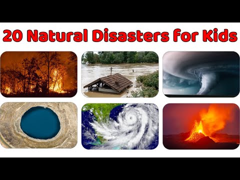20 Natural Disasters Vocabulary for Kids | Educational Video for Kids #kidslearning #vocabulary