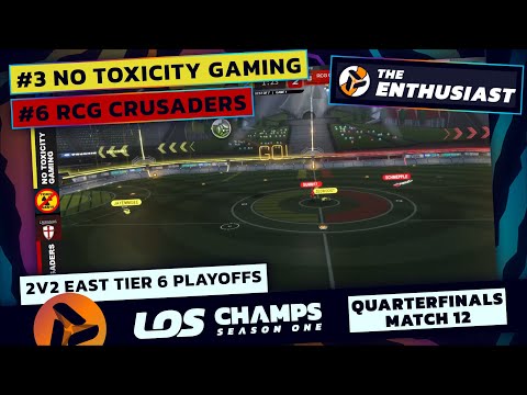 #3 No Toxicity Gaming vs #6 RCG Crusaders | 2v2 East Tier 6 Playoffs | Quarterfinals Match 12