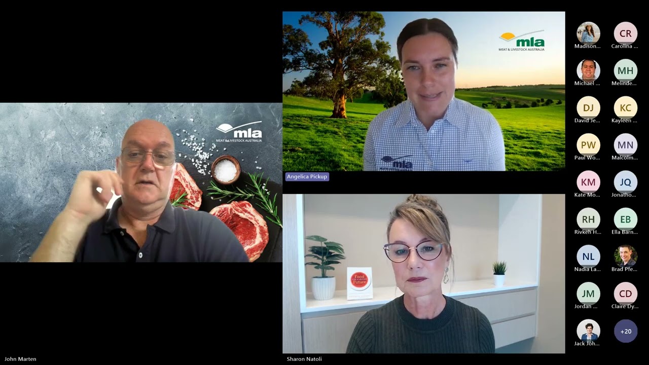 Red meat and nutrition innovation webinar - 30 May 2025