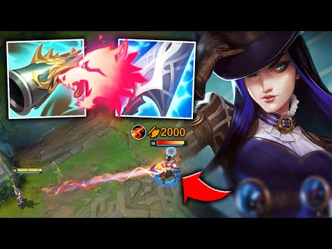 Sniper Caitlyn got a buff and her ult scales with crit now! (RIOT MESSED UP)