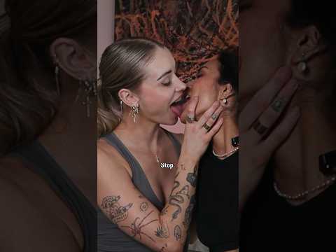 jello kissing challenge comes out tomorrow at 8AM PST!! #wlw #kissingchallenge #femme #lesbians