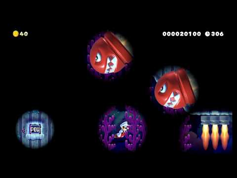 Eric's Super Mario Maker 2 Levels: Deep Dark Water Course