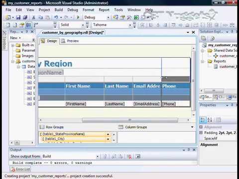 MIcrosoft BI Training Video - SSRS (Architecture)