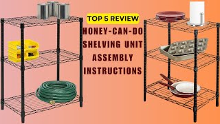 ✔Honey-Can-Do Shelving Unit Assembly Instructions