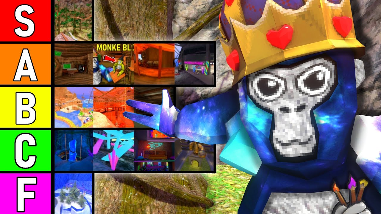 I Ranked EVERY MAP in Gorilla Tag | Gorilla Tag Map Tier List