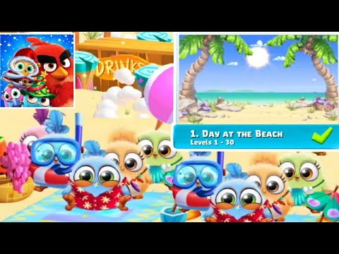 Angry Birds Match 3 - A Day At The Beach - Levels 1-30 Gameplay Walkthrough (Android/iOS)