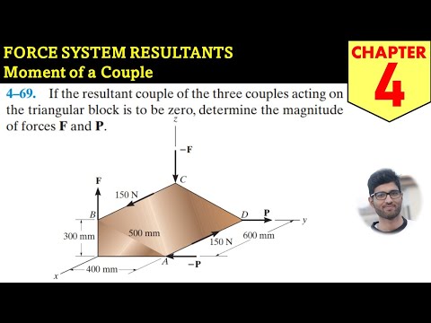 4-69 Moment of a Couple Chapter 4 (Hibbeler Statics 14th Edition) Engineers Academy