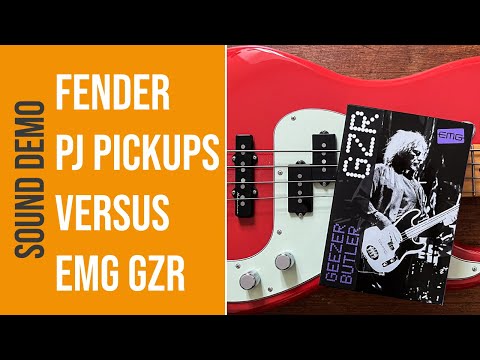 Fender Stock PJ Pickups vs. EMG GZR PJ Pickups