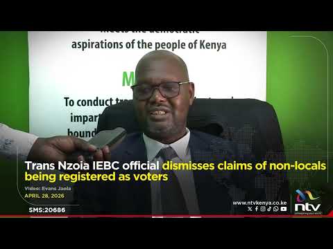 Trans Nzoia IEBC official dismisses claims of non-locals being registered as voters