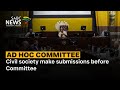 Ad Hoc Committee Civil Society Make Submissions Before Committee