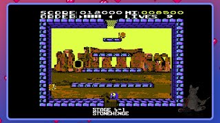 Randoom: Ancient Stones (C64) – Level 4: Stonehenge (Playthrough with Cheats)