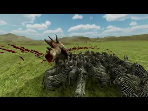 ZEBRA HERD vs every unit | beast battle simulator.