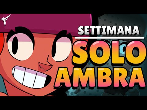USO SOLO AMBRA per una SETTIMANA🔥Brawl Stars