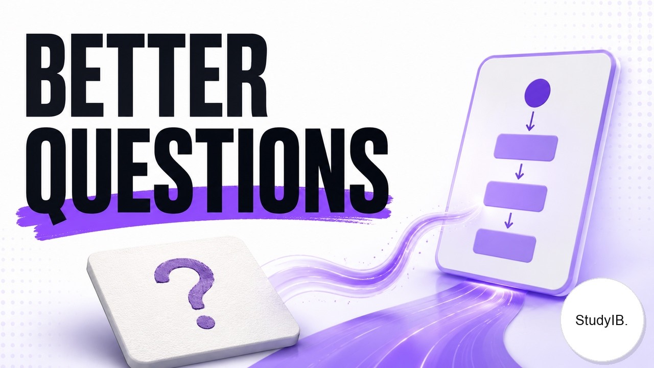 How to Ask Better Questions in IB (And Learn Faster) | IB Study Guide