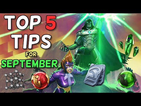 Unit Farming, Key Dates, Objectives & More | Top 5 Tips For Sept 2022 | Marvel Contest of Champions