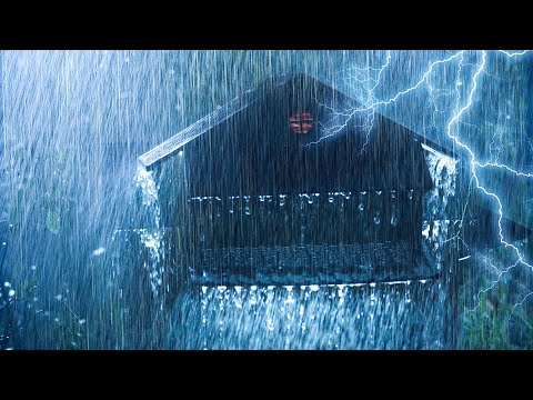 Heavy Storm Sounds | Rain, Thunder and Lightning for a Deep Sleep Experience