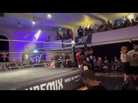 View from my Second Row Seat at DEFY Super 8XGP 2023 - Night 1