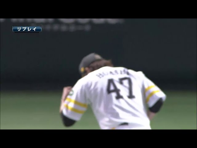 6回表 ホークス帆足 一死1・3塁の先制ピンチも粘りの投球でしのぐ!! 2014/5/21 H-C