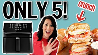 FAST and EASY 5 Ingredient Air Fryer Recipes That Will Save You TIME
