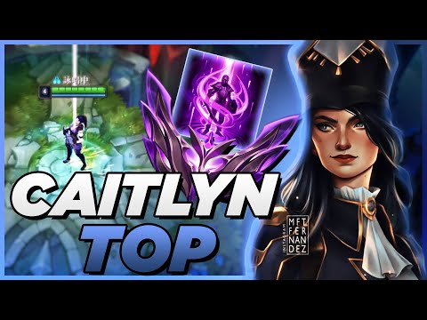 CAITLYN TOP NO MESTRE | MONO CAITLYN GAMEPLAY EXPLICATIVA #10