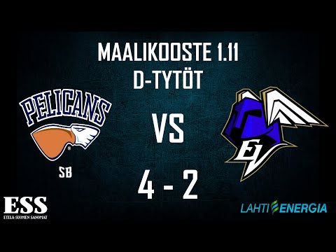 Pelicans SB - Eräviikingit  | D-tytöt | 1.11.2020 maalikooste