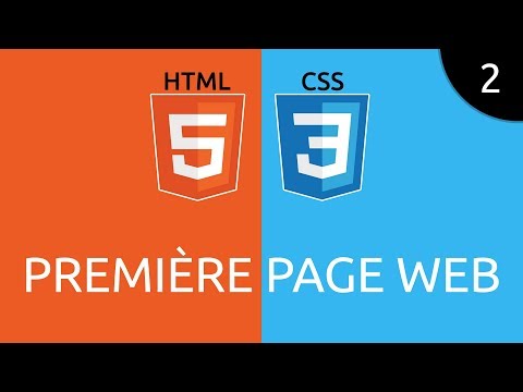 HTML CSS 2 première page web