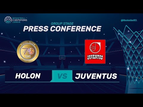 UNET Holon v Juventus Utena - Press Conference - Basketball Champions League 2017-18