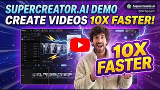How To Make Short Form Videos 10x Faster with Supercreator.ai by @techguyver1337