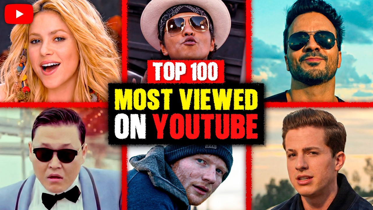 100 Most Viewed Music Videos Ever on YouTube