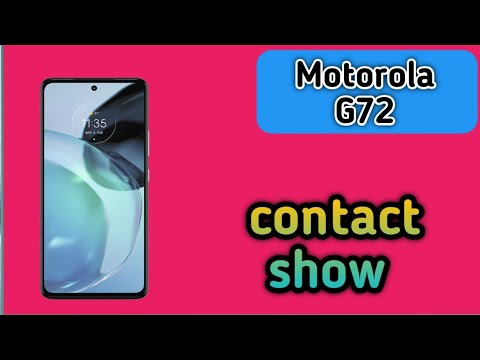 How To Show Contact In Motorola G72, Sim Card Contact Setting , Copy & Paste Contact