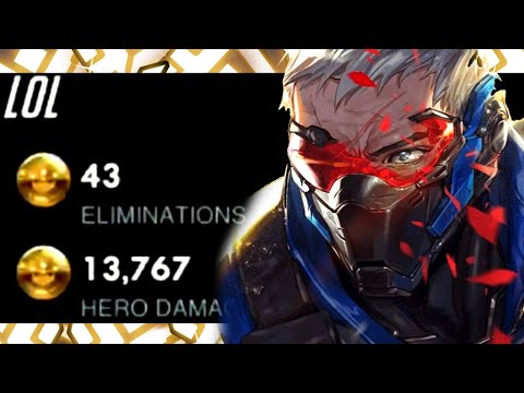 DAFRAN SOLDIER 76 GOD - 43 ELIMS! [ OVERWATCH SEASON 24 TOP 500 ]