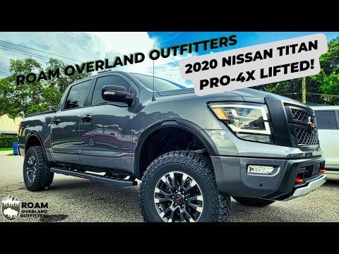 2020 Nissan Titan Pro-4X, Rough Country 3inch lift, Cooper ST MAxx Tires, 1.50inch Wheel spacers.
