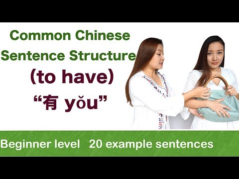20 common Chinese sentences teach you how to ask do you have something in Chinese (有 yǒu）