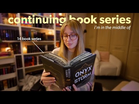 Continuing book series i'm in the middle of! 📖 Completing my 14+ book series TBR?