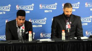 Iman Shumpert and Tyson Chandler on Knocking Down the Celtics in the 2013 NBA Playoffs