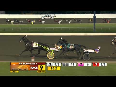 Meadowlands July 11, 2015 - Race 9 - Mah Sish N