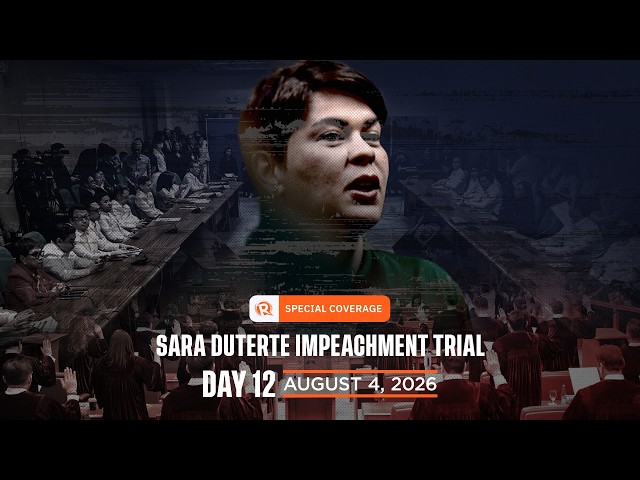 SPECIAL COVERAGE: Impeachment trial of Sara Duterte