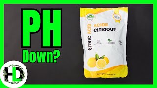 Is Citric Acid Viable for Hydroponic PH Down?