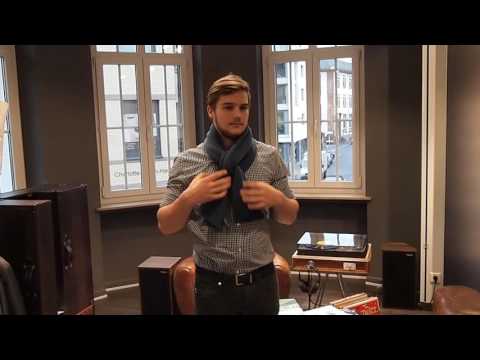 Köhler Männermode - How to wear a Scarf #3: Der Four In Hand