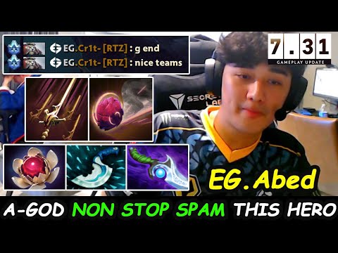 EG Abed HARD SPAM PANGOLIER MIDLANE vs Cr1tao [Tusk] Dota 2 pro Gameplay 7.31b