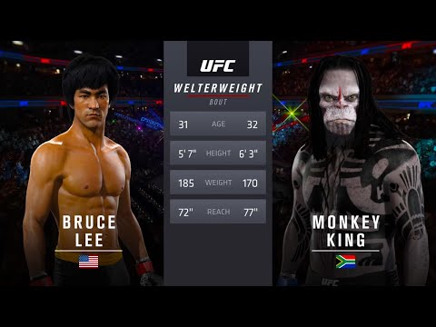 Bruce Lee vs. Monkey King (EA sports UFC 2)