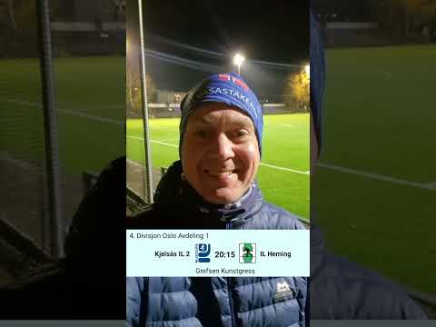 Kjelsås 2 - Heming Fotball 0-2 Siste serierunde og Heming sikrer opprykk til 3. Div. 28.10.2025