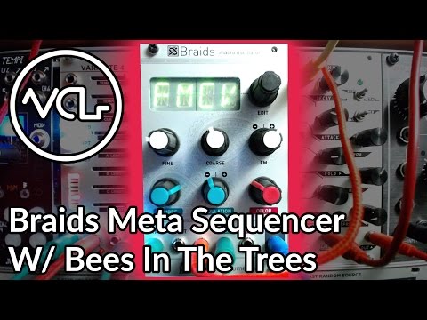 Braids Meta Eurorack Sequencer With Bees In The Trees