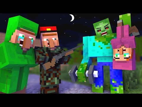 Zombie vs Villager Life - Full Series! - Craftronix Minecraft Animation