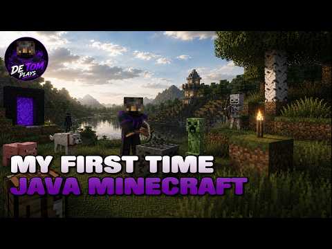 Java Minecraft First Time - Episode 1