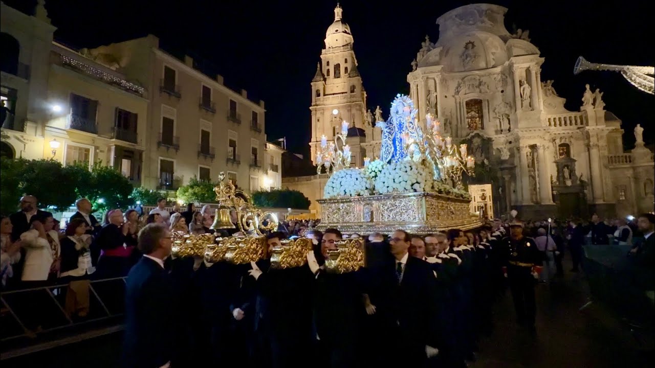 La Patrona de Águilas en la Magna Procesión de Murcia