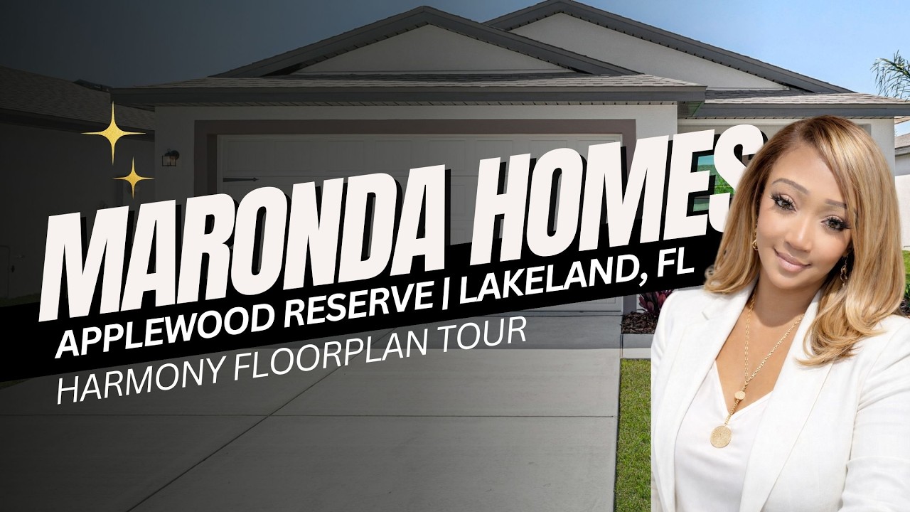 Harmony Model Home Tour in Lakeside Preserve Lakeland, FL | 3 Bed New Construction by Matonda Homes
