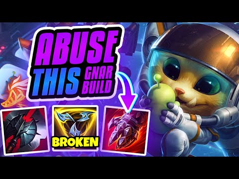 ABUSE THIS GNAR BUILD BEFORE IT GETS NERFED!!! Season 13 Gnar Gameplay (League of Legends)